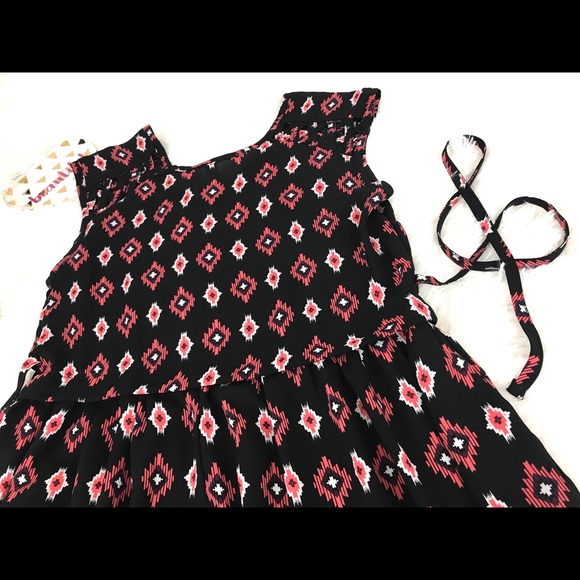 2 for $20 Xhilaration Sleeveless Black Red Dress S - Picture 3 of 7
